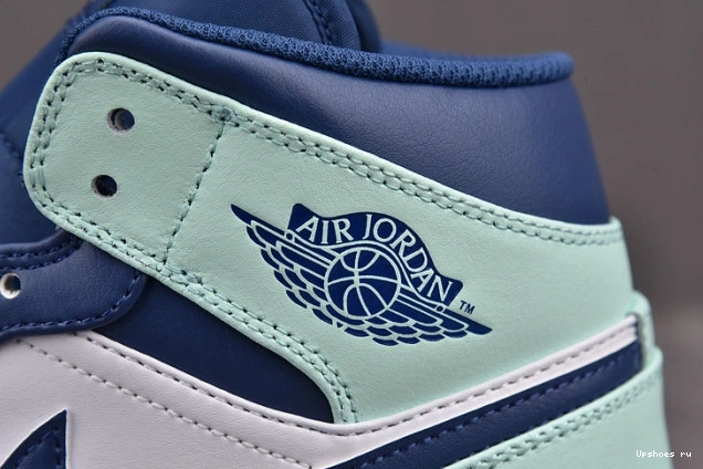 Blue 554725-413 Mid Mint Jordan 1 0920